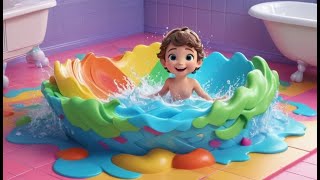 Splish, Splash, A Rainbow Bath Color Bath Song For Kids Learn Colors With Bubbles