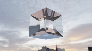 Path Traced Transparent Tesseract