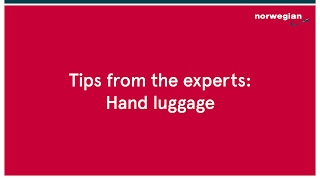 Tips from the experts: Hand luggage
