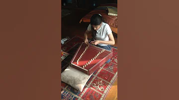 Playing the Santoor!