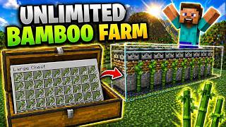 The Best Minecraft Bamboo Farm 1.21+ Easy And Unlimited