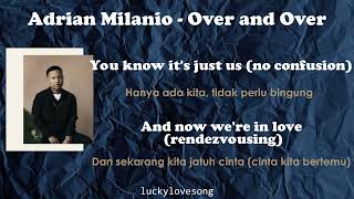 Adrian Milanio  Over U0026 Over   Lirik Terjemahan