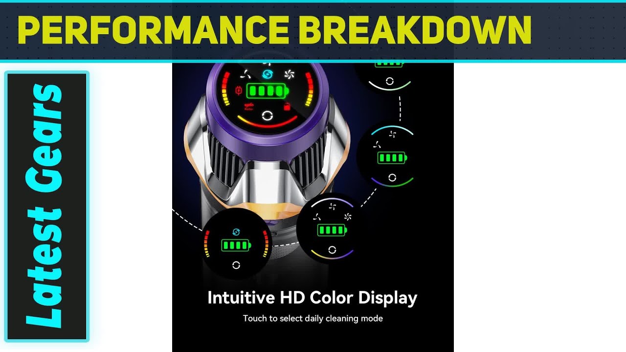 Беспроводной пылесос: лучший вертикальный пылесос мощностью 650 Вт и натяжением воздуха 55 кПа, в...