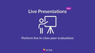 Kritik | Live Presentations