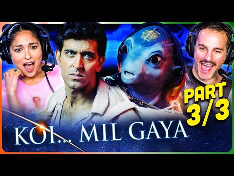 KOI... MIL GAYA Movie Reaction Part 3/3! | Hrithik Roshan | Preity Zinta | Rekha | Rajat Bedi