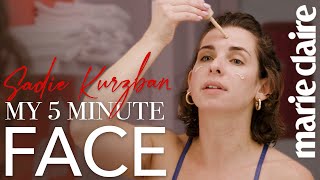 Global Fitness Founder Brings Self-Love Into Her Beauty Routine | My Five Minute Face | Marie Claire