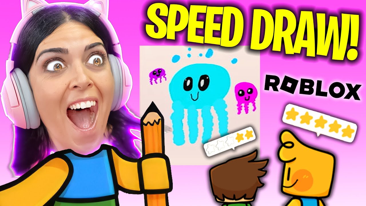 DIBUJA A TODA VELOCIDAD en ROBLOX!!