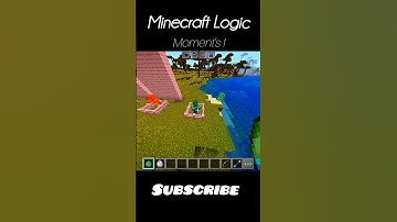 Minecraft Logic Moment Part 1 #gaming #minecraft #minecraftlogic #shorts