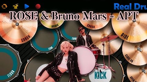ROSE & Bruno Mars - APT. (Real Drum Cover)