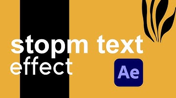 Stomp text effect animation - Adobe after effects tutorial @aftereffect @motiongraphic @graphicmite
