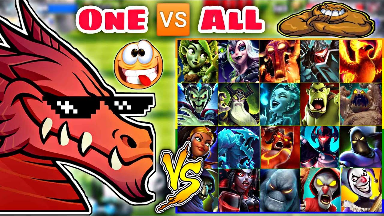 Castle Crush 🔥 Legend DRAGON vs ALL Troops 🔥 01 vs ALL 🔥 Castle Crush Gameplay