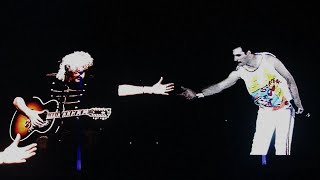 Emotional moment as Freddie joins Brian May - Love of My Life (Birmingham 12th June 2022) screenshot 2