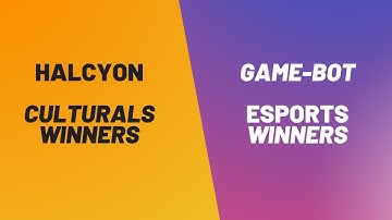 KMKCP || Culturals and eSports Winners 2020-21