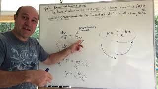 Calculus 2, 6.2, Exponential growth and decay