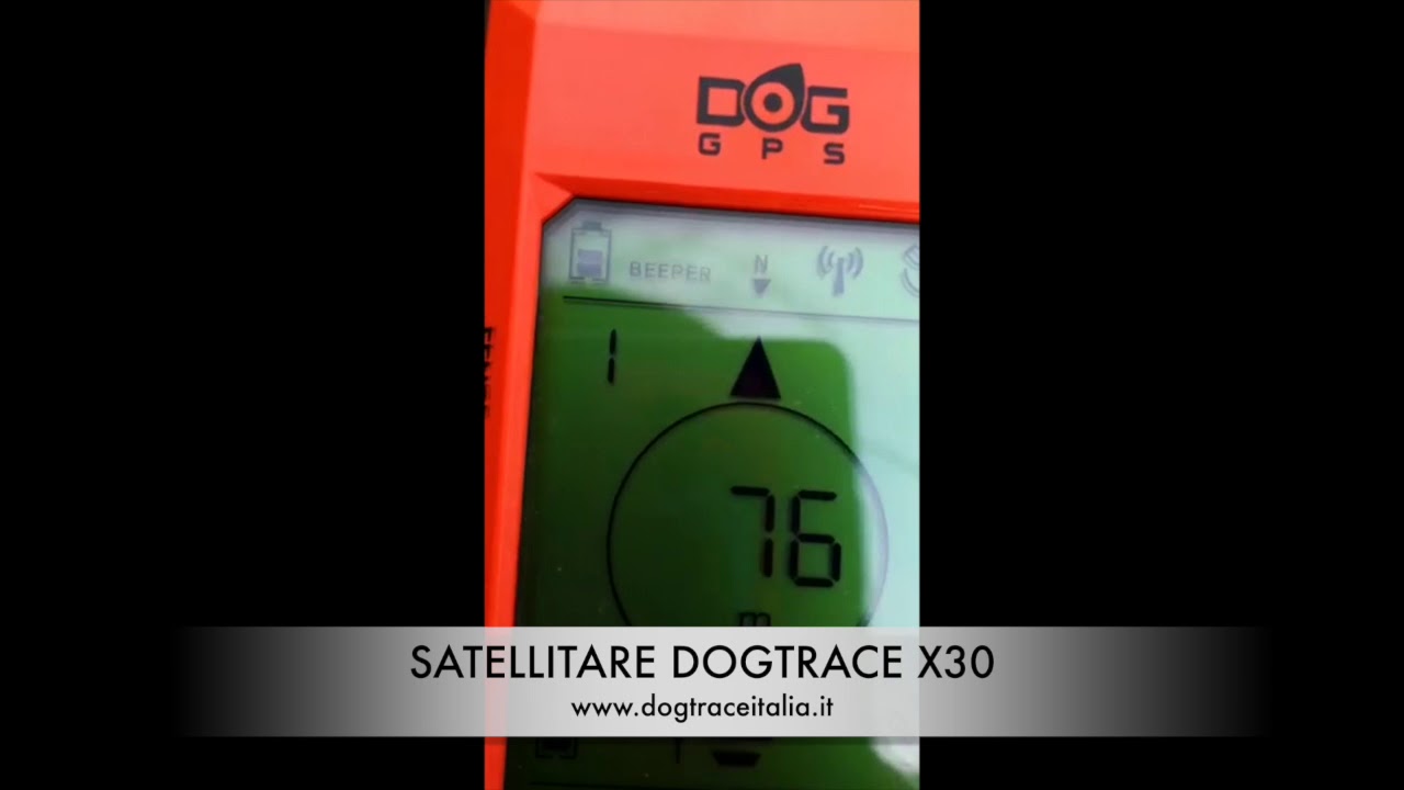 Satellitare Dogtrace X30 Cinomania - YouTube