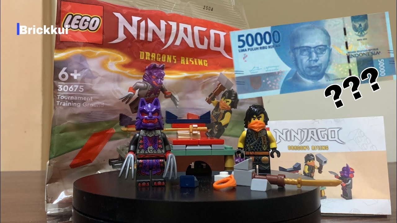 Dijual!! CUMA 50RIBU DAPET LEGO NINJAGO POLYBAG 30675 Tournament Training ground 