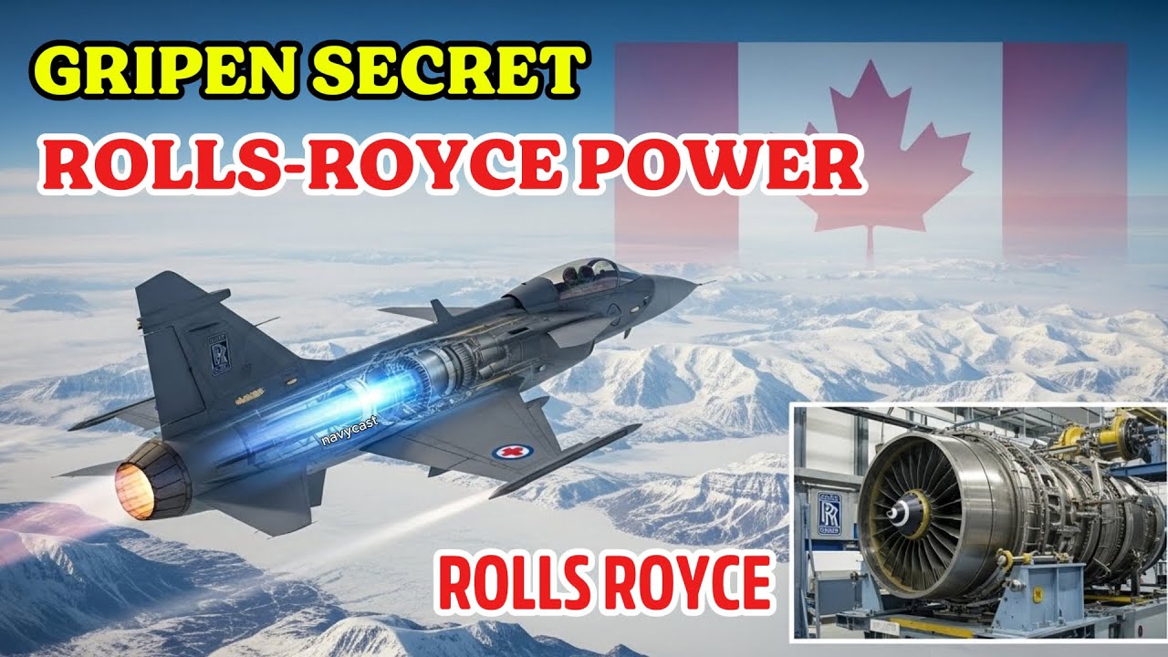 Мощный двигатель Rolls Royce в Gripen заставляет F35 нервничать.