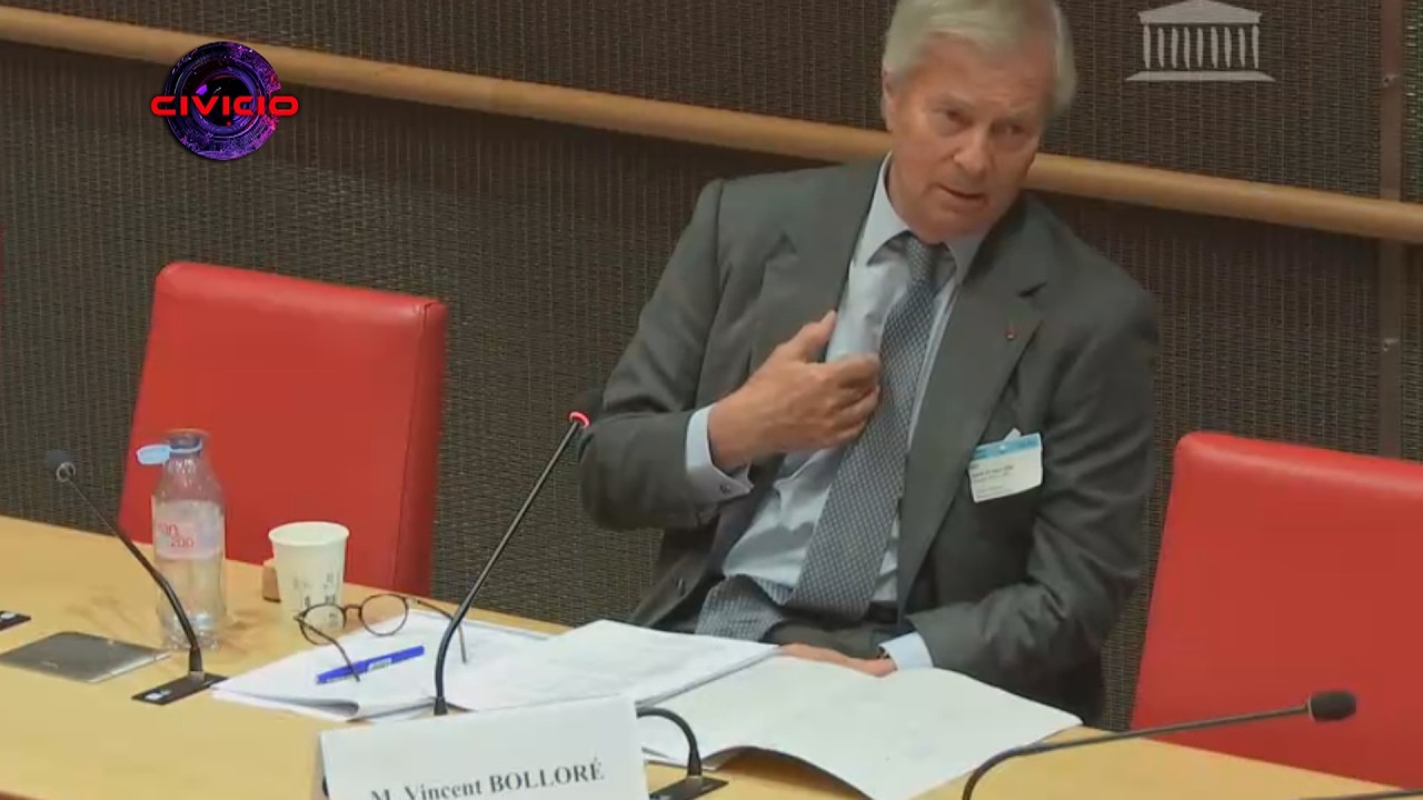 BOLLORÉ DEFEND MORANDINI ET SE FAIT DEMONTER