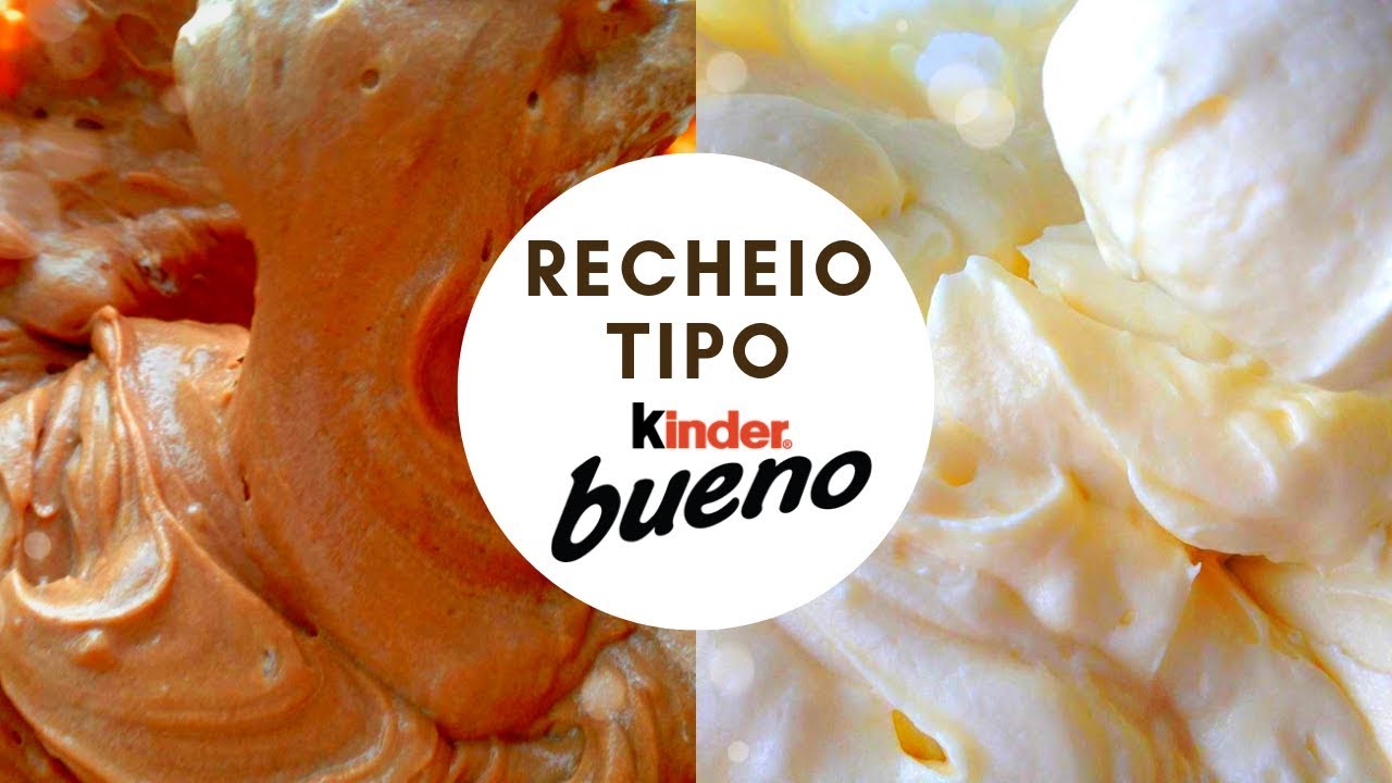 Recheio tipo KINDER BUENO - Especial Recheios