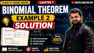 Binomial Theorem Example 2 Class 11th Ncert Maths Chapter 7 