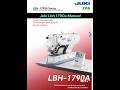 juki lbh 1790a manual #juki LBH 1790a error manual #juki LBH 1790 all manual