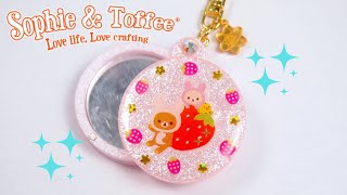 Diy Kawaii Resin Compact Mirror Charm Sophie And Toffee Mold
