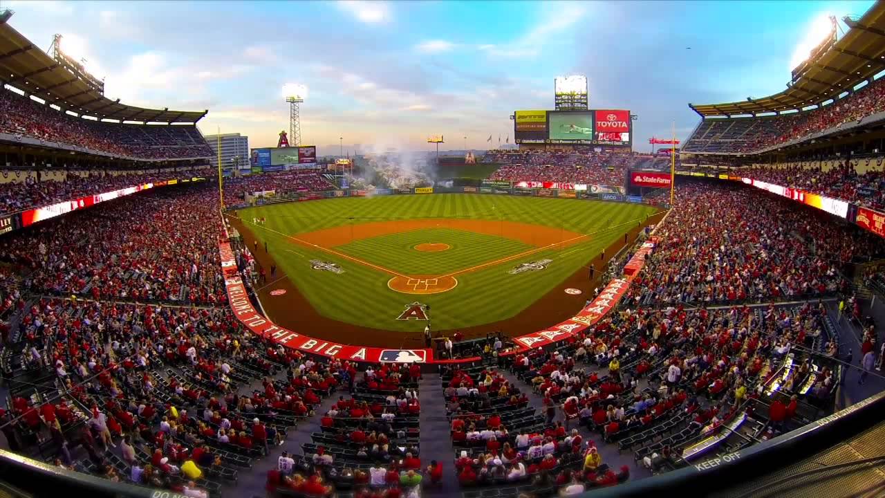 Angels Baseball Opening Day Time Lapse YouTube