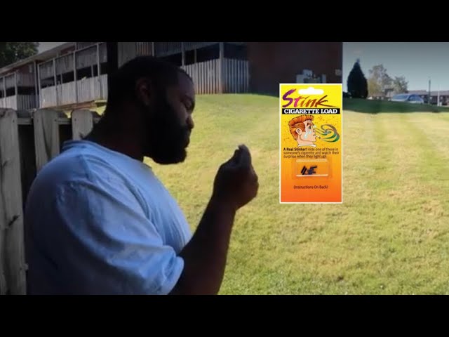 STANK BOMB IN CIGARETTE PRANK!