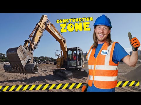 Handyman Hal’s Construction Adventure! Real Excavators and Wheel Loaders | Fun Kids Music