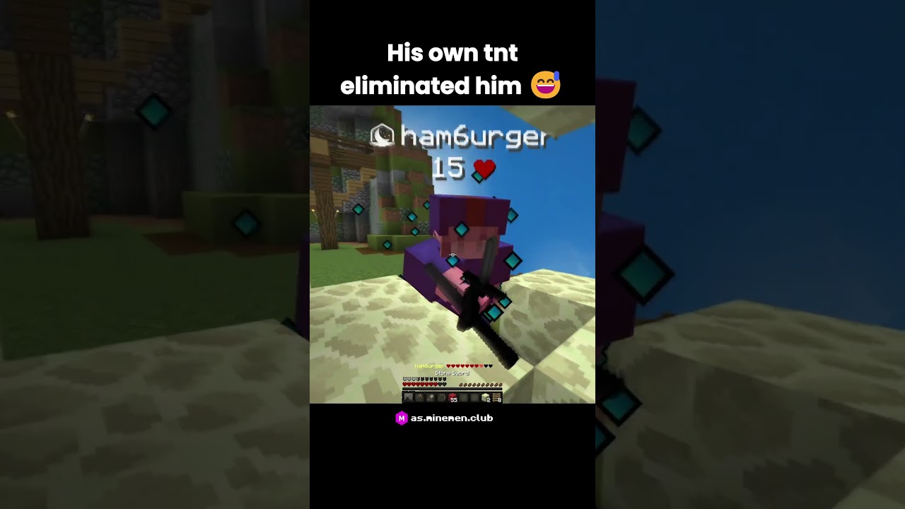 Minecraft PvP Moment