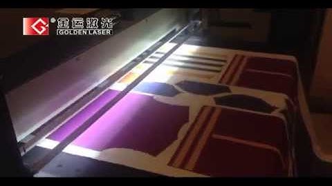 Printed Fabric Laser Cutting Machine with Vision System