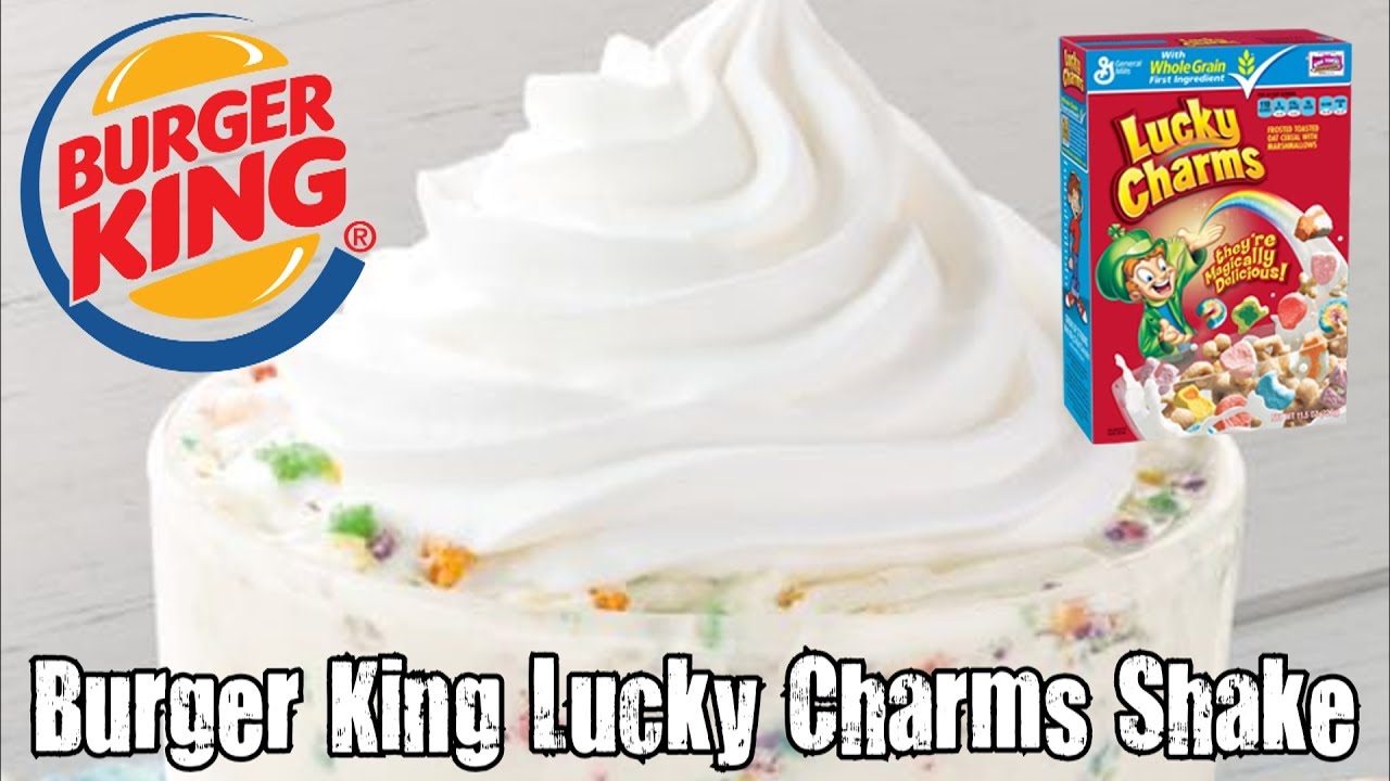 Burger King Lucky Charms Shake Review Wreckless Eating YouTube