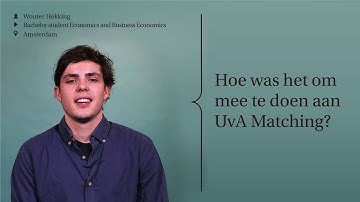 Hoe was het om mee te doen aan UvA Matching? | ASK UvA