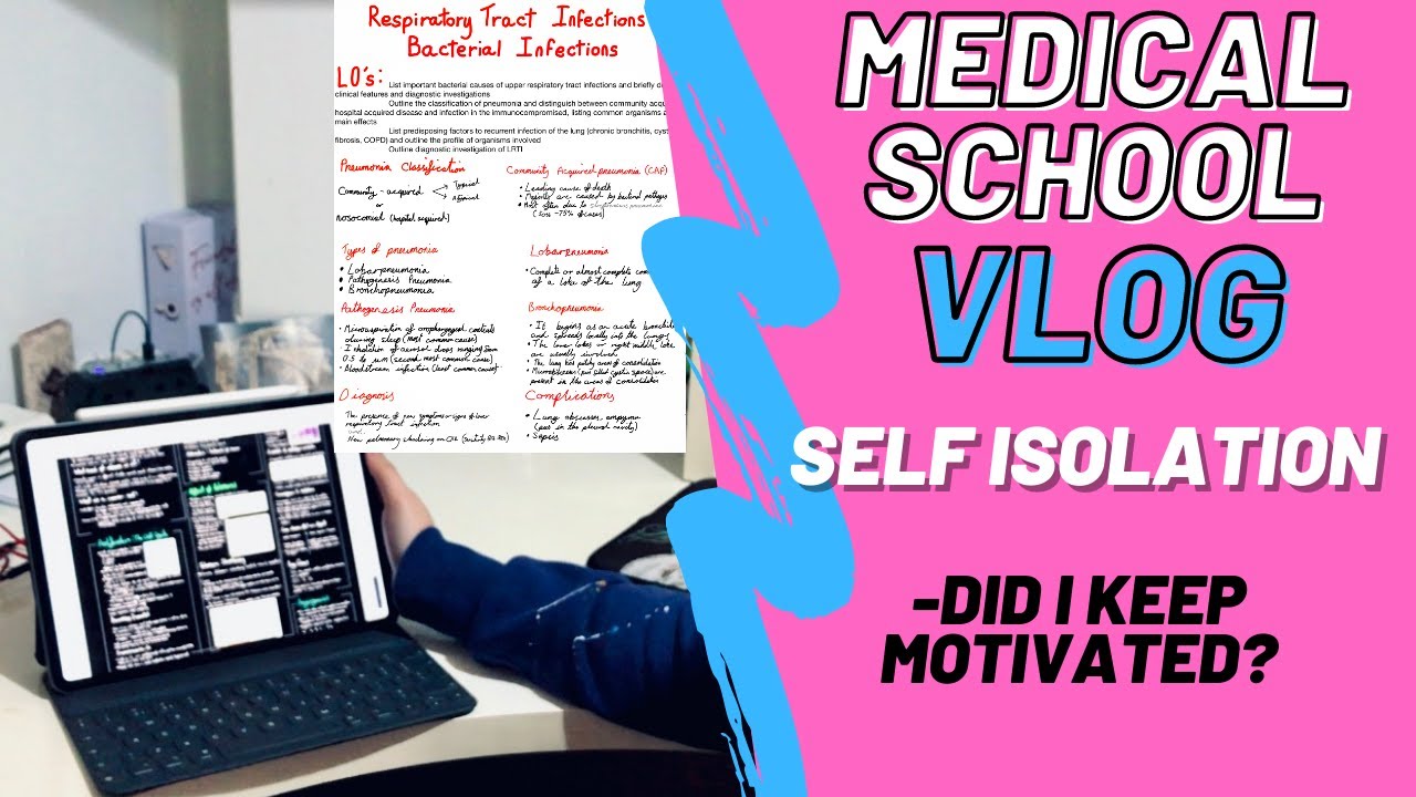 Medical Student Self Isolates! | VLOG | First year medical student UK