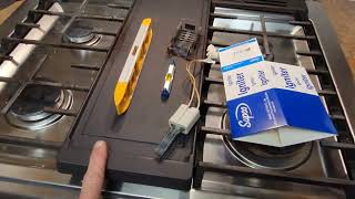 Samsung Flex Duo dual-door gas broiler igniter replacement NX58K9850SS with breaker popping solution
