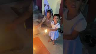 Dev diwali celebration 🎉 #trishu_vishwa #cutebaby #devdiwali