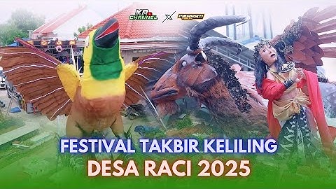 FESTIVAL TAKBIR KELILING DESA RACI 2025 [Part 1] - Video Drone