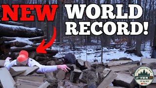 FULL CORD CHALLENGE FASTEST WOOD SPLITTER EVER