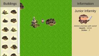 Simple Stragey Game Example In UNITY3D