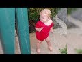 Aww  cutest babies loving and playing in the rain compilation