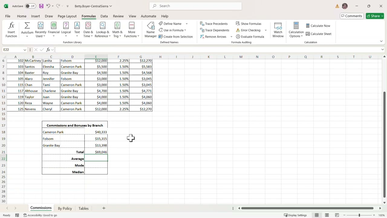 SIMnet Excel Independent Project 2-4 with Narration