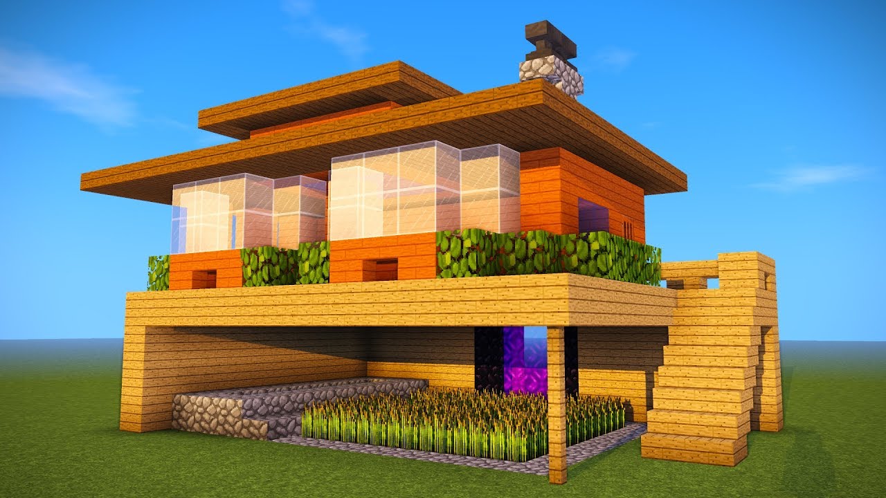 Minecraft: How To Build A Small Survival House Tutorial (Easy survival