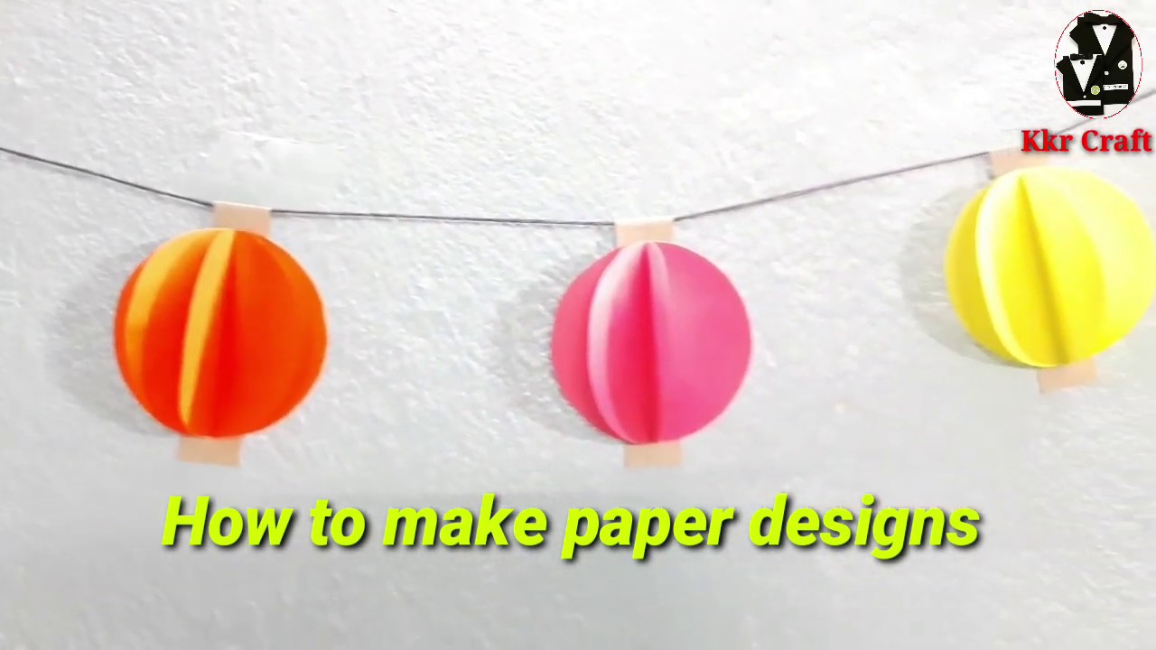 How to make paper designs YouTube