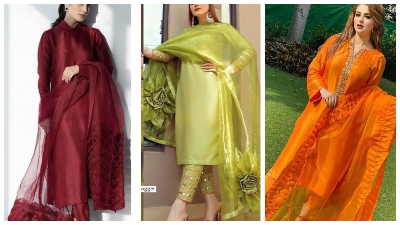 Silk Dress design ideas 2021 | silk trendy Kurti design 2021