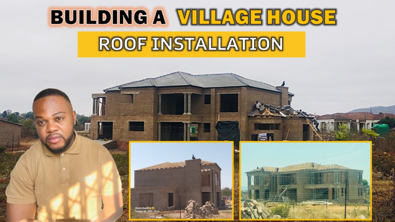 Roof Installation | Building a house in South Africa Episode 17 ...
