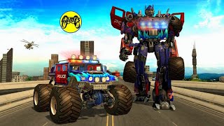 Optimus Prime Police Truck Robot Superhero - (By Marvellous Game Studio) - Android Gameplay screenshot 5
