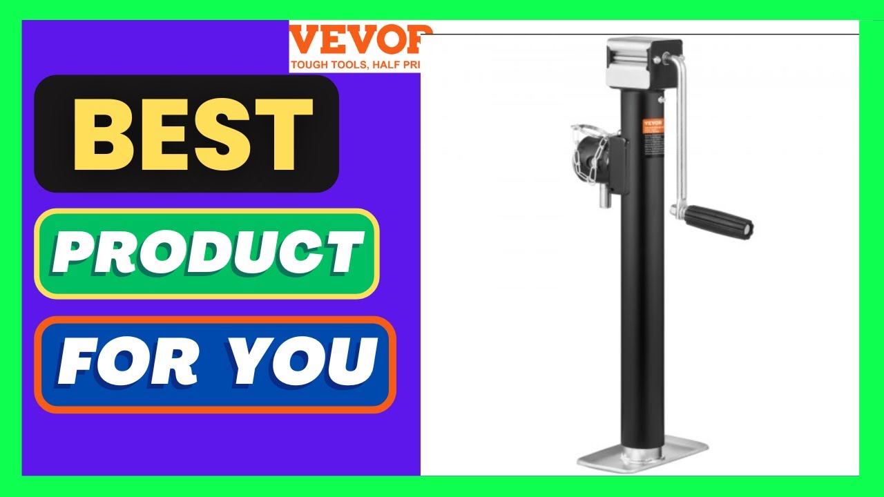 VEVOR Trailer Jack, Trailer Tongue Jack Welding-on 5000 lb Weight Capacity, Trailer Jack Stand w