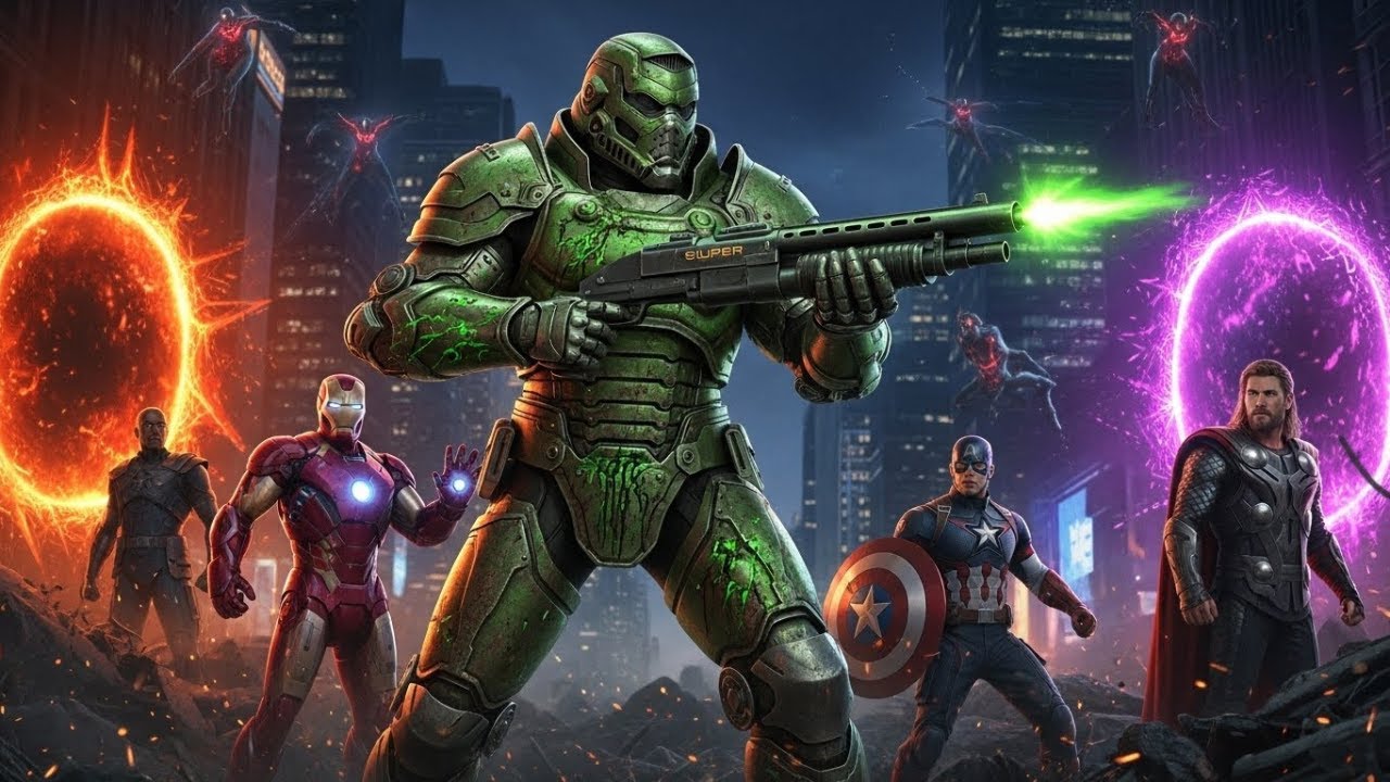 What If Doom Slayer Entered Marvel Universe?