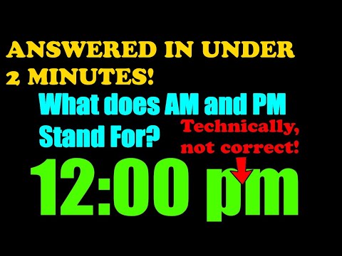 Pm Time Am Or Pm