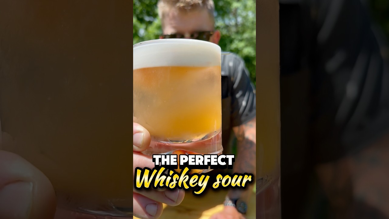 The perfect Whiskey Sour Recipe 🥃 